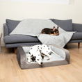 Load image into Gallery viewer, PupChill™ Cooling Bolster Dog Bed + Waterproof Blanket Bundle - Arctic Grey
