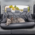 Load image into Gallery viewer, PupProtector™ Faux Leather Memory Foam Dog Car Bed -  Black
