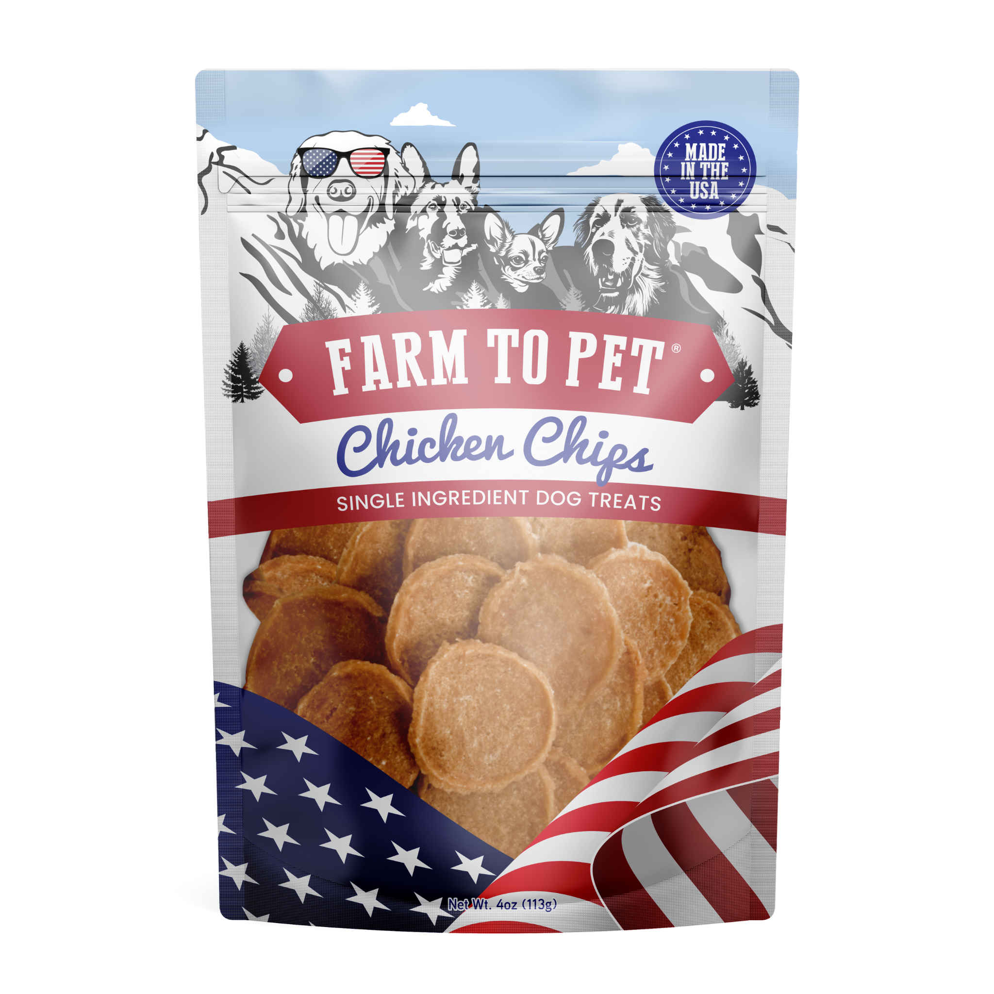 Americana Chicken Chips for Dogs