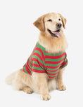 Load image into Gallery viewer, Big Dog Red & Green Stripes Pajamas
