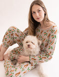 Load image into Gallery viewer, Dog Beige Bunny Pajamas
