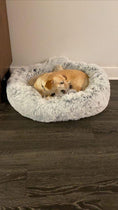 Load image into Gallery viewer, Mr. Peanut's 23" OrthoPlush® Pet Bed - Gray Two Tone
