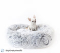 Load image into Gallery viewer, Mr. Peanut's 23" OrthoPlush® Pet Bed - Gray Two Tone
