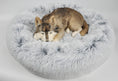 Load image into Gallery viewer, Mr. Peanut's 28" OrthoPlush® Pet Bed - Snowflake White Two Tone
