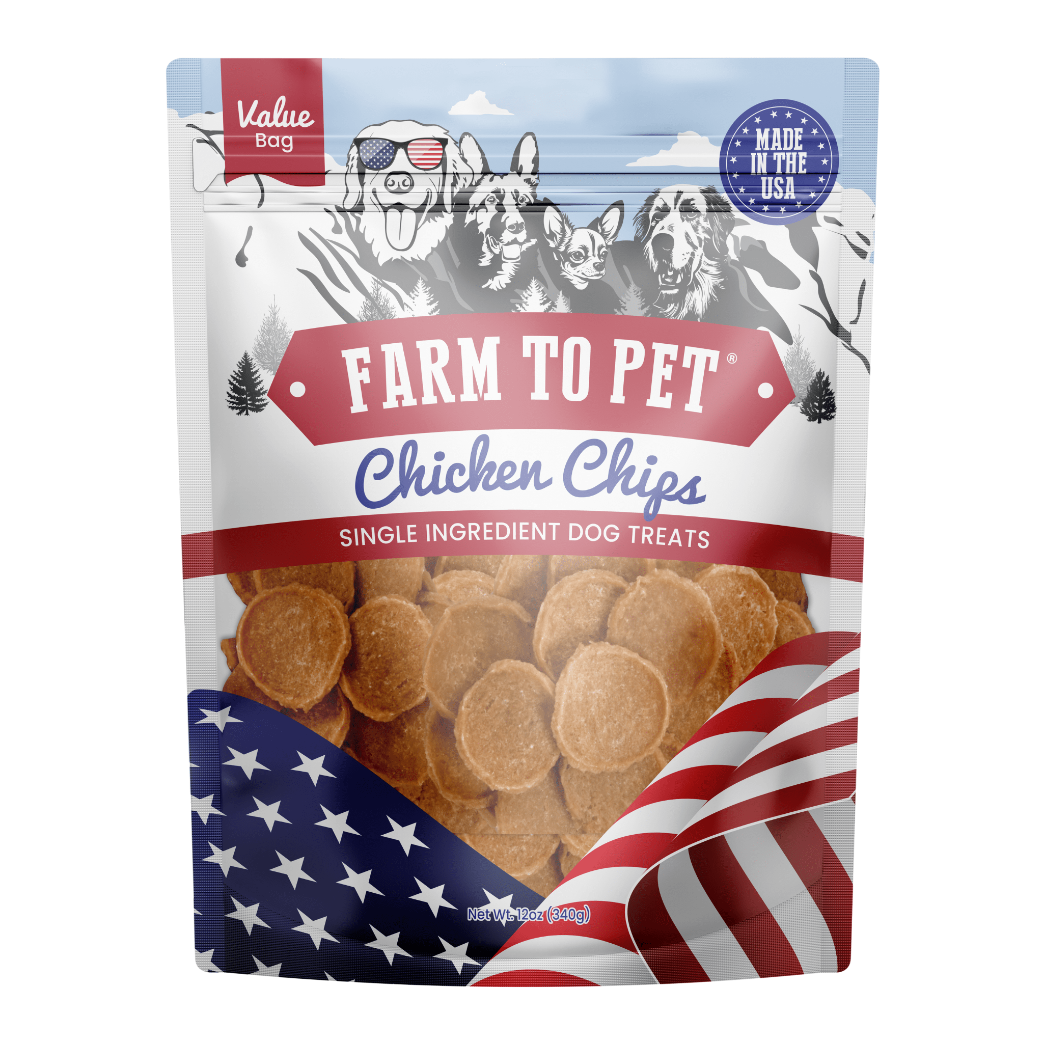 Americana Chicken Chips for Dogs