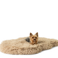 Load image into Gallery viewer, PupRug™ Luxe Faux Fur Orthopedic Dog Bed -  Plush Sheep Tan
