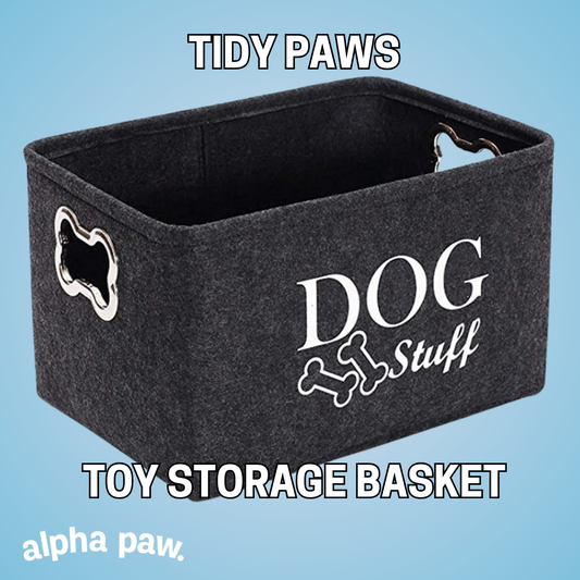 Tidy Paws: Dog Toy Storage Basket