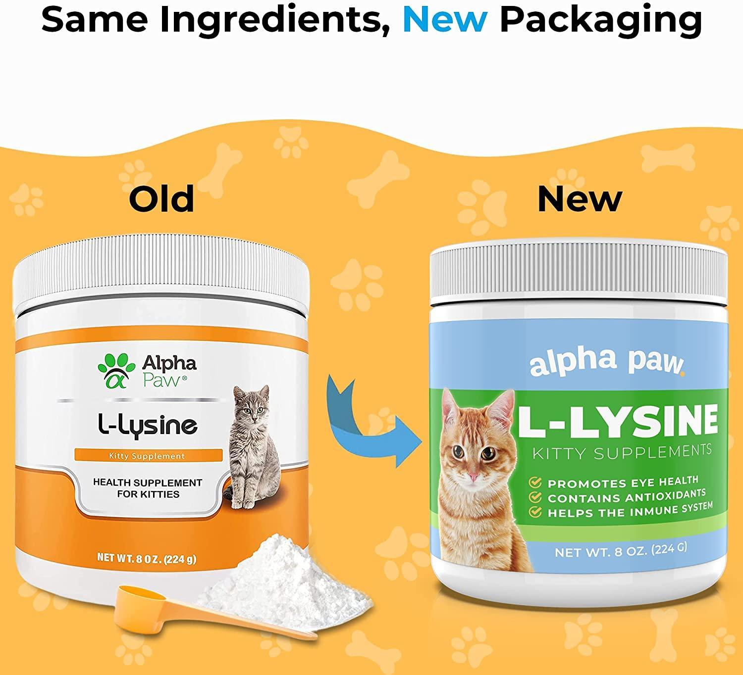 Cat food shop with lysine