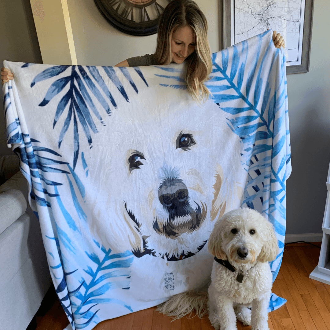 Custom Pet Fleece Blanket – Alpha Paw